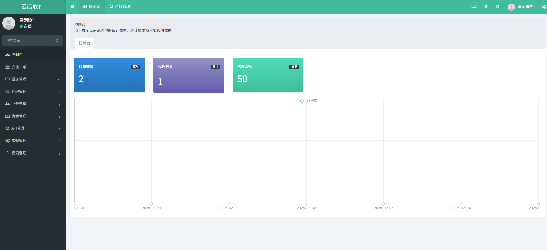 话费充值代理系统后台管理界面